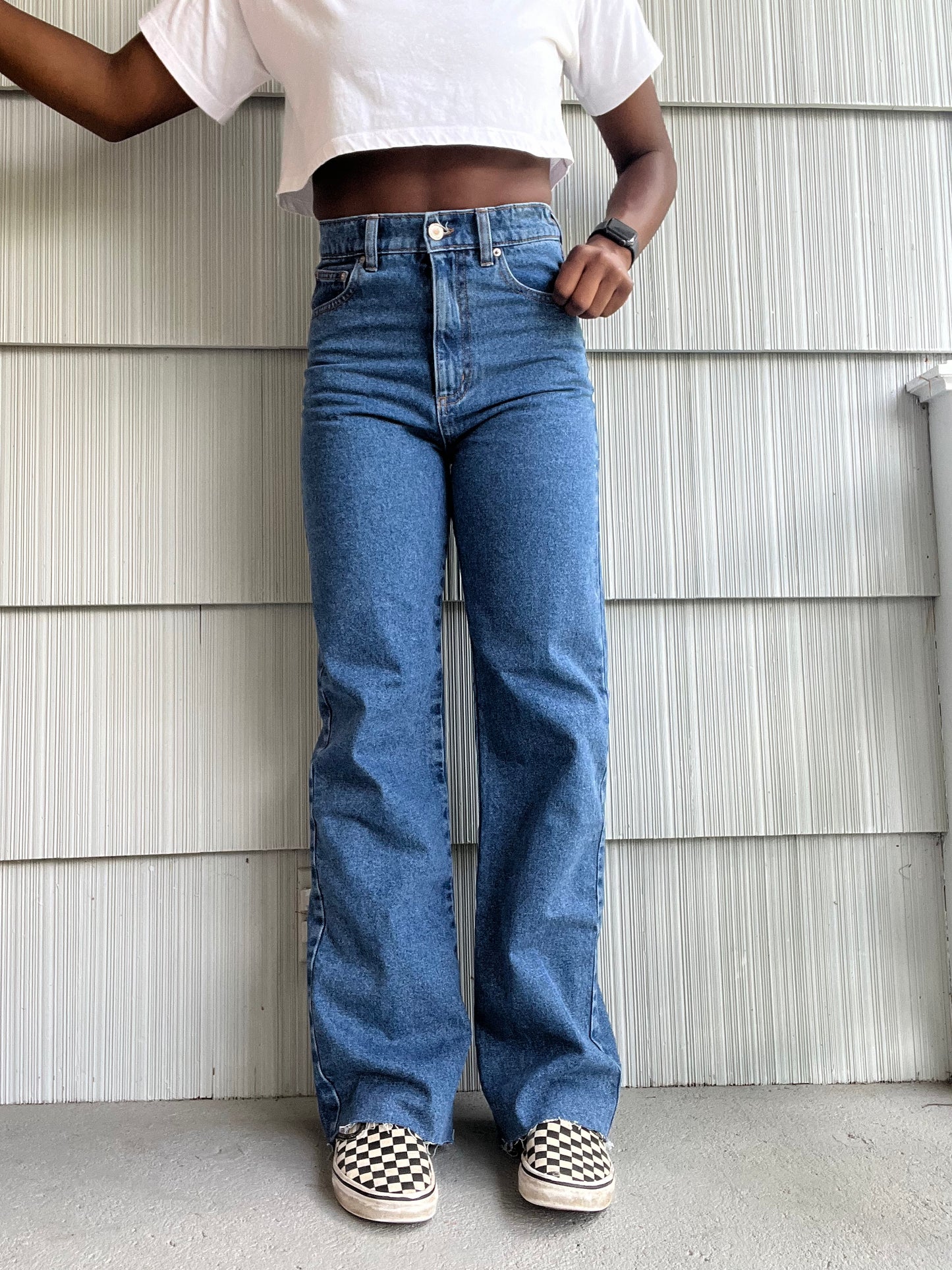 MESSY ADJUSTABLE JEANS