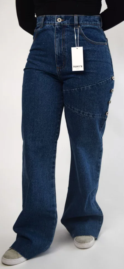 MESSY ADJUSTABLE JEANS